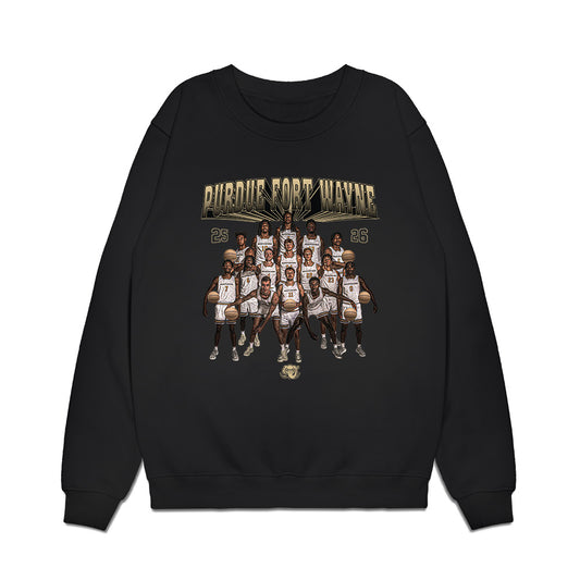 PFW - NCAA Men's Basketball : Team Collage Premium Crewneck Sweatshirt-0