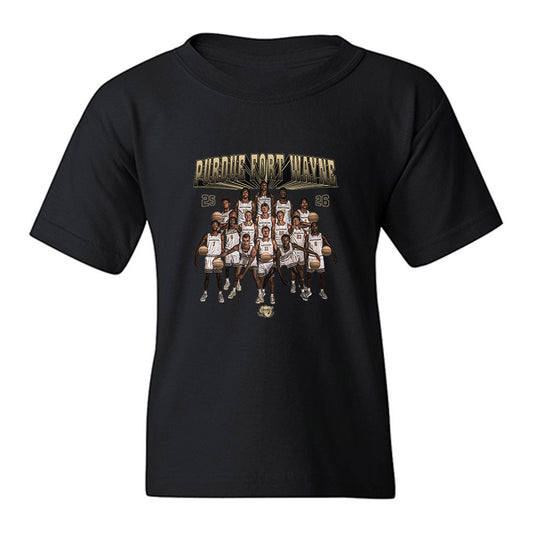 PFW - NCAA Men's Basketball : Team Collage Youth T-Shirt-0