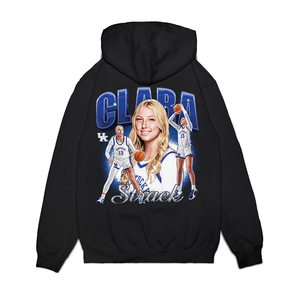 Kentucky - NCAA Women's Basketball : Clara Strack - Collage Premium Hooded Sweatshirt-1