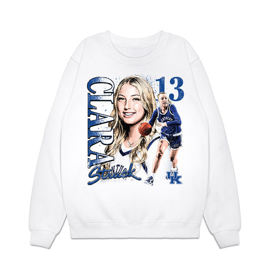 Kentucky - NCAA Women's Basketball : Clara Strack - Collage Premium Crewneck Sweatshirt-0