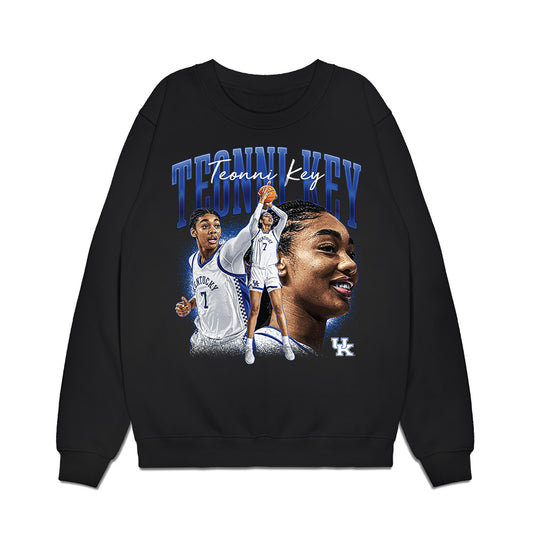 Kentucky - NCAA Women's Basketball : Teonni Key - Collage Premium Crewneck Sweatshirt-0