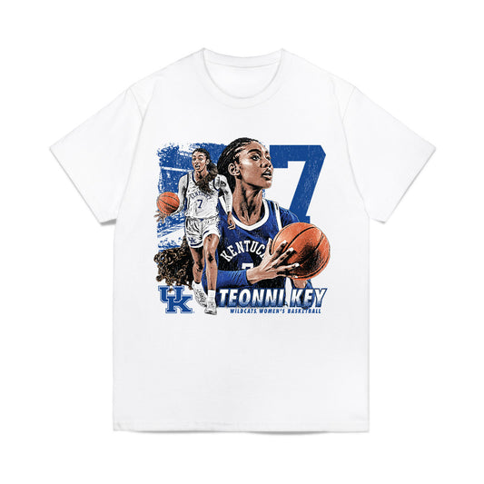 Kentucky - NCAA Women's Basketball : Teonni Key - Collage Comfort Colors T-Shirt-0