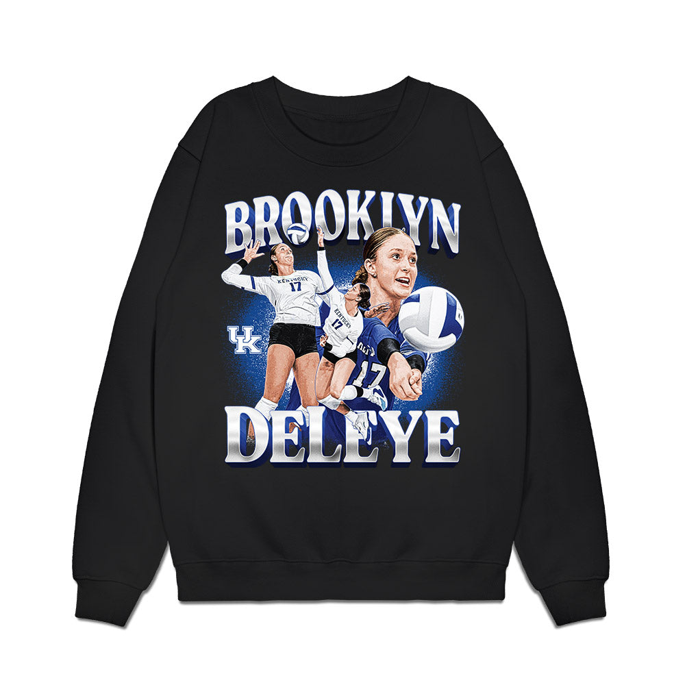 Kentucky - NCAA Women's Volleyball : Brooklyn DeLeye - Collage Premium Crewneck Sweatshirt-0