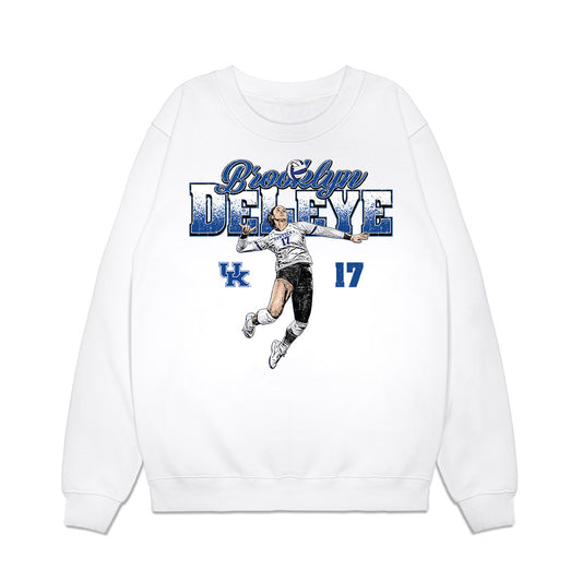 Kentucky - NCAA Women's Volleyball : Brooklyn DeLeye - Collage Premium Crewneck Sweatshirt-0