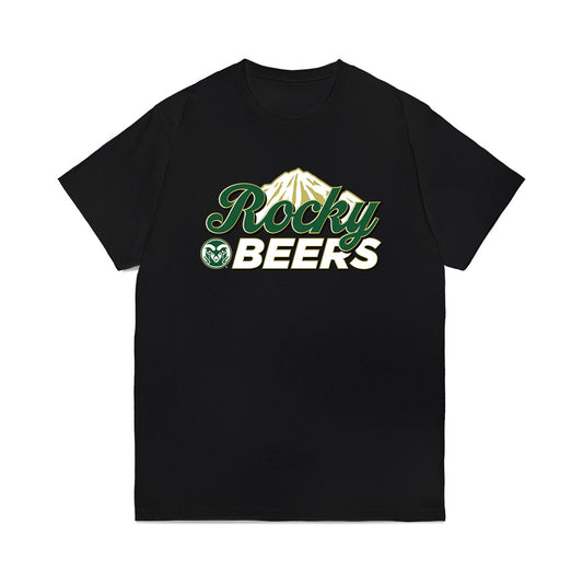 Colorado State - NCAA Football : Rocky Beers - Graphic Comfort Colors T-Shirt-0