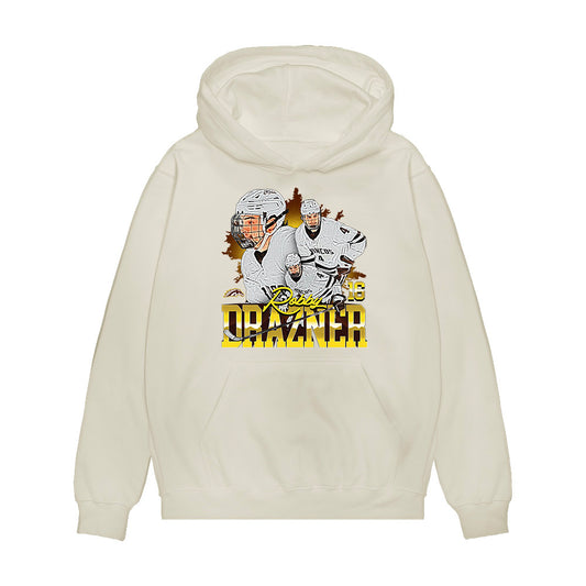 Western Michigan - NCAA Men's Ice Hockey : Robby Drazner - Collage Premium Hooded Sweatshirt-0
