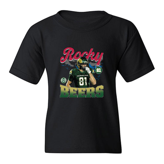 Colorado State - NCAA Football : Rocky Beers - Collage Youth T-Shirt-0