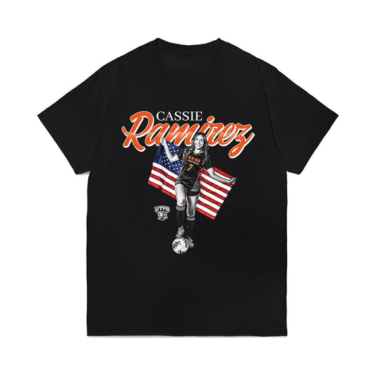 UTPB - NCAA Women's Soccer : Cassie Ramirez - Graphic Tee Comfort Colors T-Shirt-0