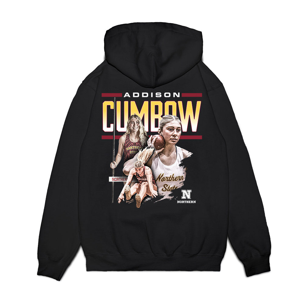 NSU - NCAA Women's Track & Field : Addison Cumbow - Collage Premium Hooded Sweatshirt-1
