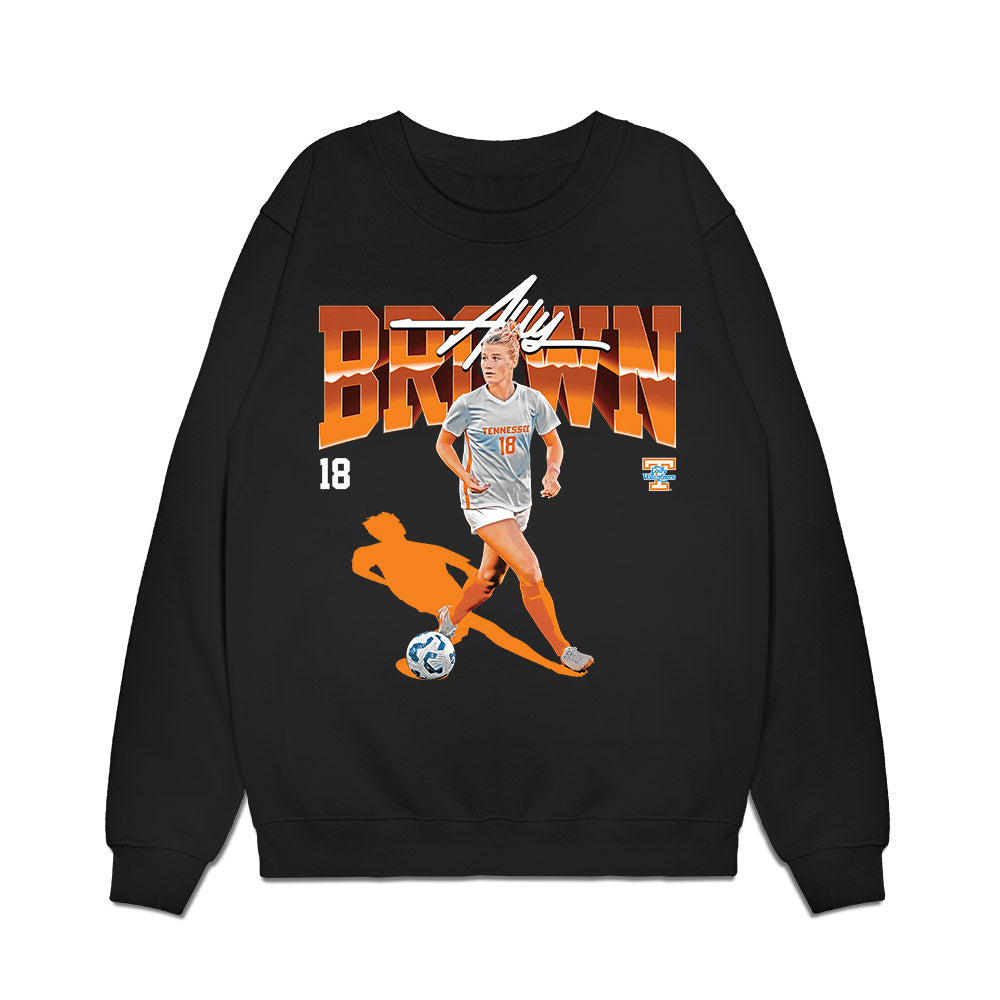 Tennessee - NCAA Women's Soccer : Ally Brown - Collage Premium Crewneck Sweatshirt-0