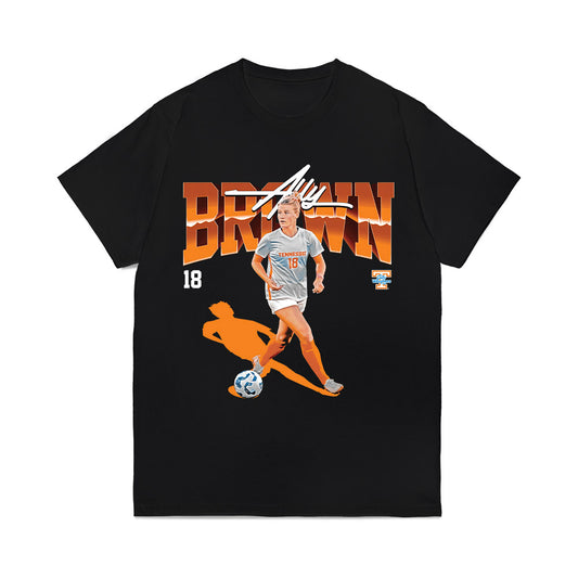 Tennessee - NCAA Women's Soccer : Ally Brown - Collage Comfort Colors T-Shirt-0