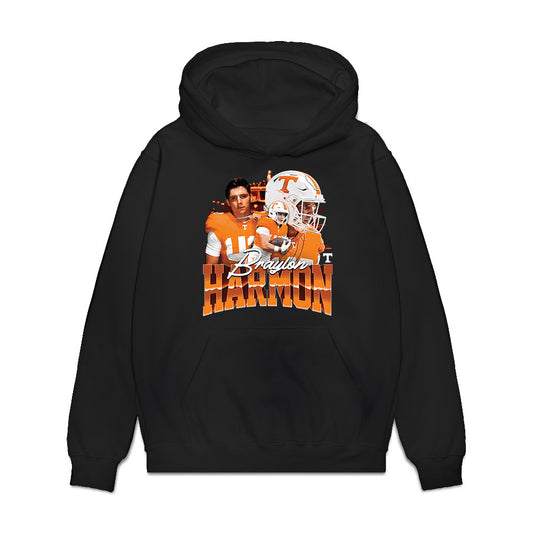 Tennessee - NCAA Football : Braylon Harmon - Collage Premium Hooded Sweatshirt-0