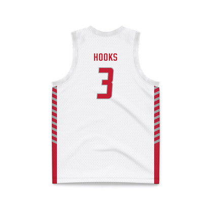 New Mexico - NCAA Women's Basketball : Destinee Hooks - White Basketball Jersey-1