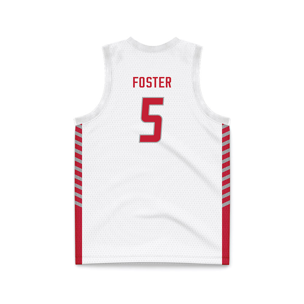New Mexico - NCAA Women's Basketball : Kaia Foster - White Basketball Jersey-1