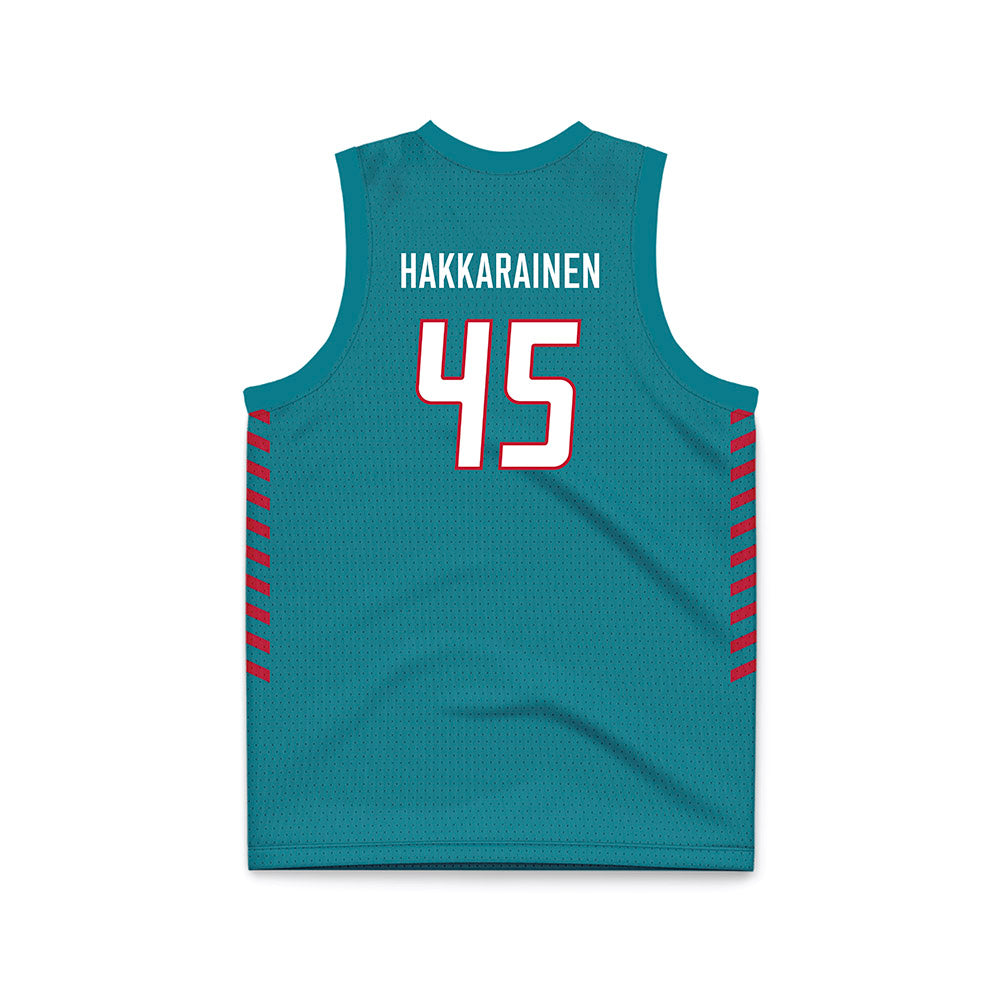 New Mexico - NCAA Women's Basketball : Lilli Hakkarainen - Turquoise Basketball Jersey-1