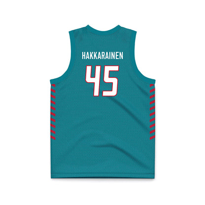 New Mexico - NCAA Women's Basketball : Lilli Hakkarainen - Turquoise Basketball Jersey-1