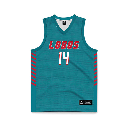 New Mexico - NCAA Women's Basketball : Hulda Joaquim - Turquoise Basketball Jersey-0