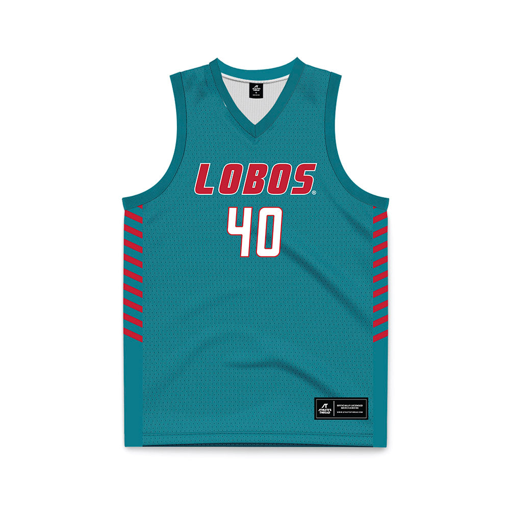 New Mexico - NCAA Women's Basketball : Clarissa Craig - Turquoise Basketball Jersey-0