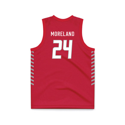 New Mexico - NCAA Women's Basketball : Amhyia Moreland - Red Basketball Jersey-1