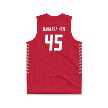 New Mexico - NCAA Women's Basketball : Lilli Hakkarainen - Red Basketball Jersey-1