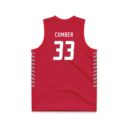 New Mexico - NCAA Women's Basketball : Vian' Cumber - Red Basketball Jersey-1