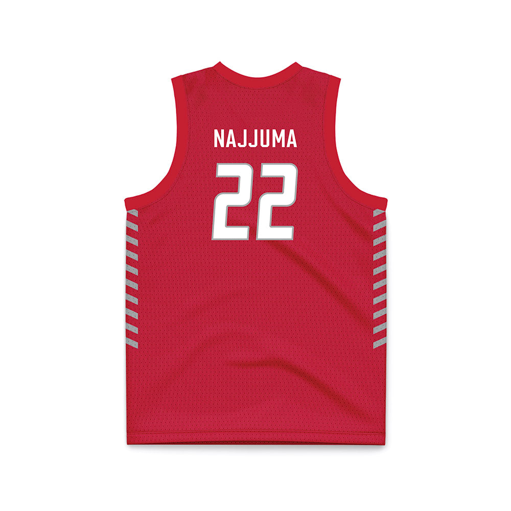 New Mexico - NCAA Women's Basketball : Maria Najjuma - Red Basketball Jersey-1