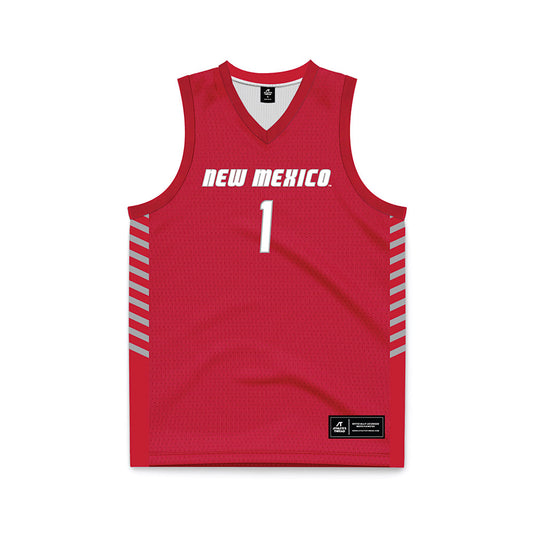 New Mexico - NCAA Women's Basketball : Lydie Mwamba - Red Basketball Jersey-0