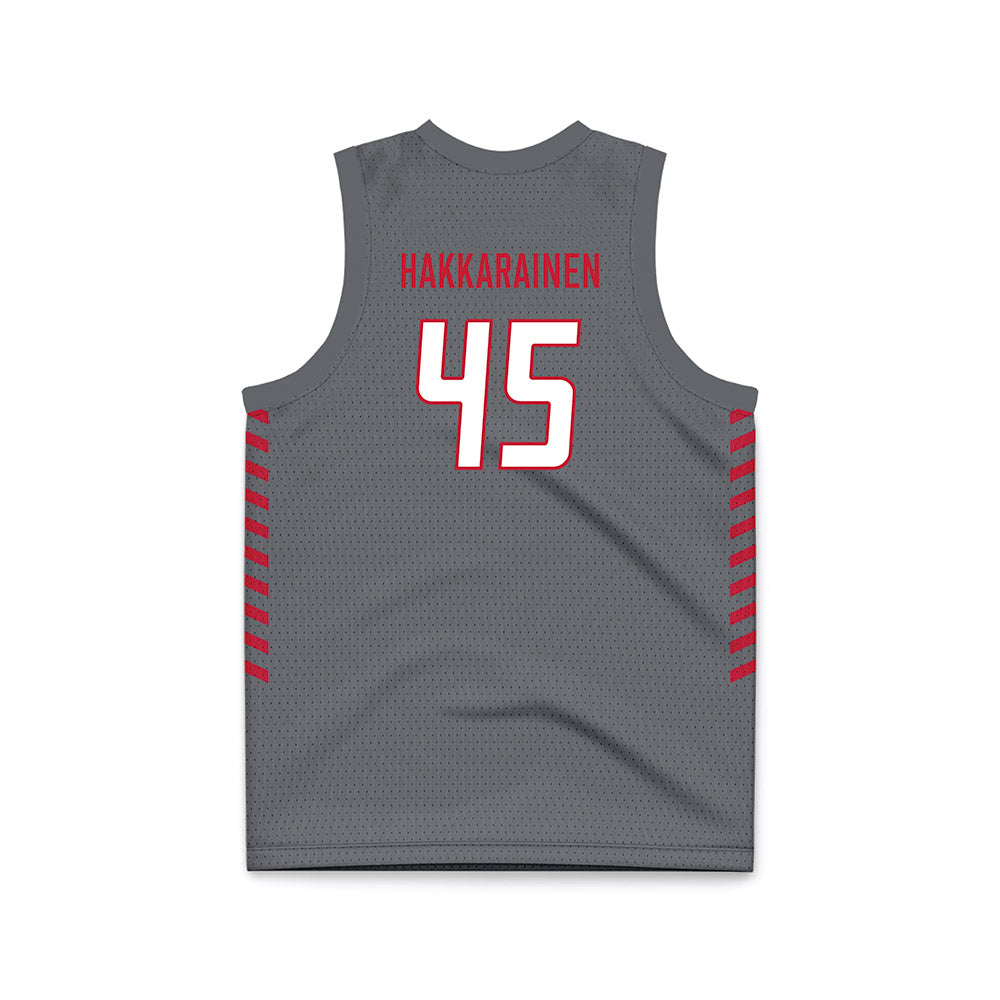 New Mexico - NCAA Women's Basketball : Lilli Hakkarainen - Anthracite Basketball Jersey-1