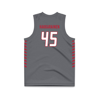 New Mexico - NCAA Women's Basketball : Lilli Hakkarainen - Anthracite Basketball Jersey-1