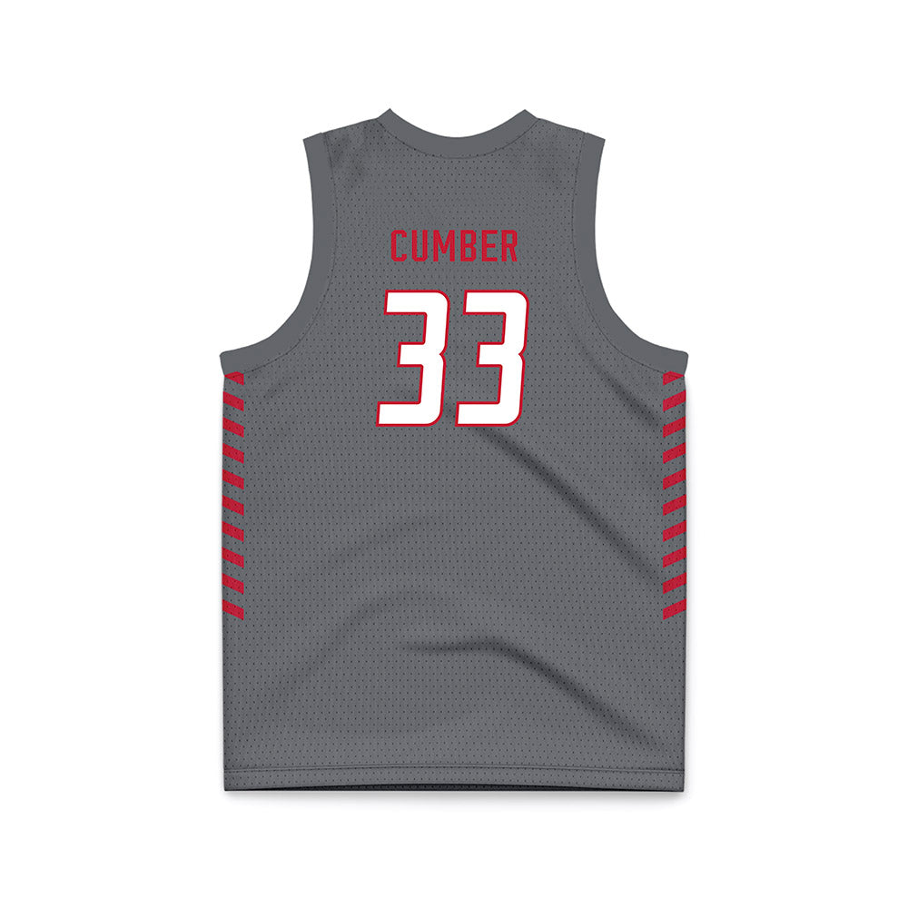 New Mexico - NCAA Women's Basketball : Vian' Cumber - Anthracite Basketball Jersey-1