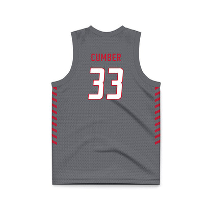 New Mexico - NCAA Women's Basketball : Vian' Cumber - Anthracite Basketball Jersey-1