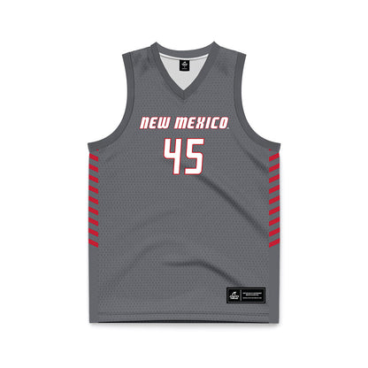 New Mexico - NCAA Women's Basketball : Lilli Hakkarainen - Anthracite Basketball Jersey-0