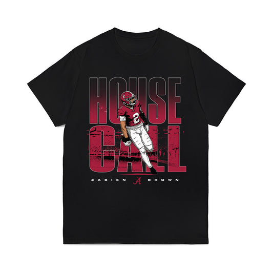 Alabama - NCAA Football : Zabien Brown - House Call Graphic Tee Comfort Colors T-Shirt-0