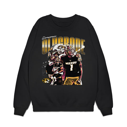 Missouri - NCAA Football : Donovan Olugbode - Collage Premium Crewneck Sweatshirt-0