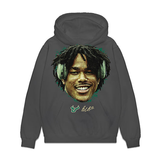 USF - NCAA Football : Byrum Brown - Game Face Premium Hooded Sweatshirt-0