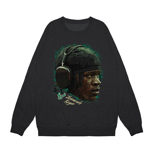 USF - NCAA Football : Jeremiah Koger - GameFace Premium Crewneck Sweatshirt-0