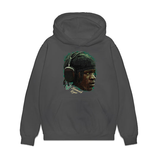 USF - NCAA Football : Jeremiah Koger - GameFace Premium Hooded Sweatshirt-0