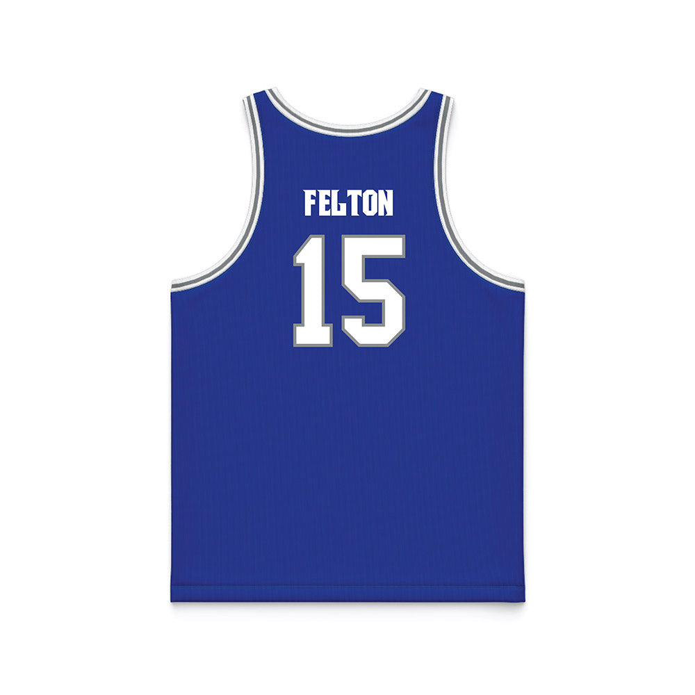 Seton Hall - NCAA Men's Basketball : Jahseem Felton - Basketball Jersey-1