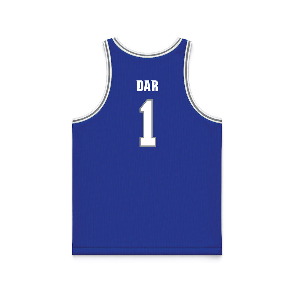 Seton Hall - NCAA Men's Basketball : Jacob Dar - Basketball Jersey-1