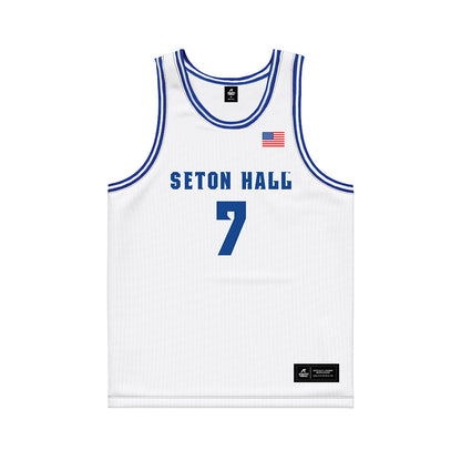 Seton Hall - NCAA Men's Basketball : Joshua Rivera - Basketball Jersey-0