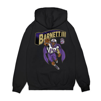 JMU - NCAA Football : Alonza Barnett III - Thunder Barnett Premium Hooded Sweatshirt-1