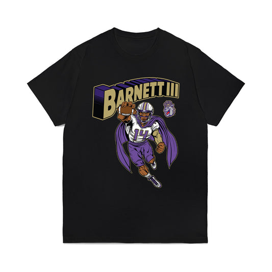 JMU - NCAA Football : Alonza Barnett III - Thunder Barnett Comfort Colors T-Shirt-0