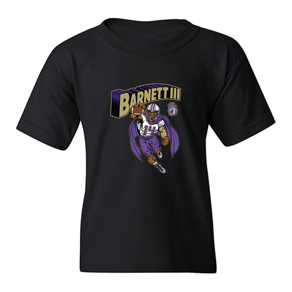 JMU - NCAA Football : Alonza Barnett III - Thunder Barnett Youth T-Shirt-0