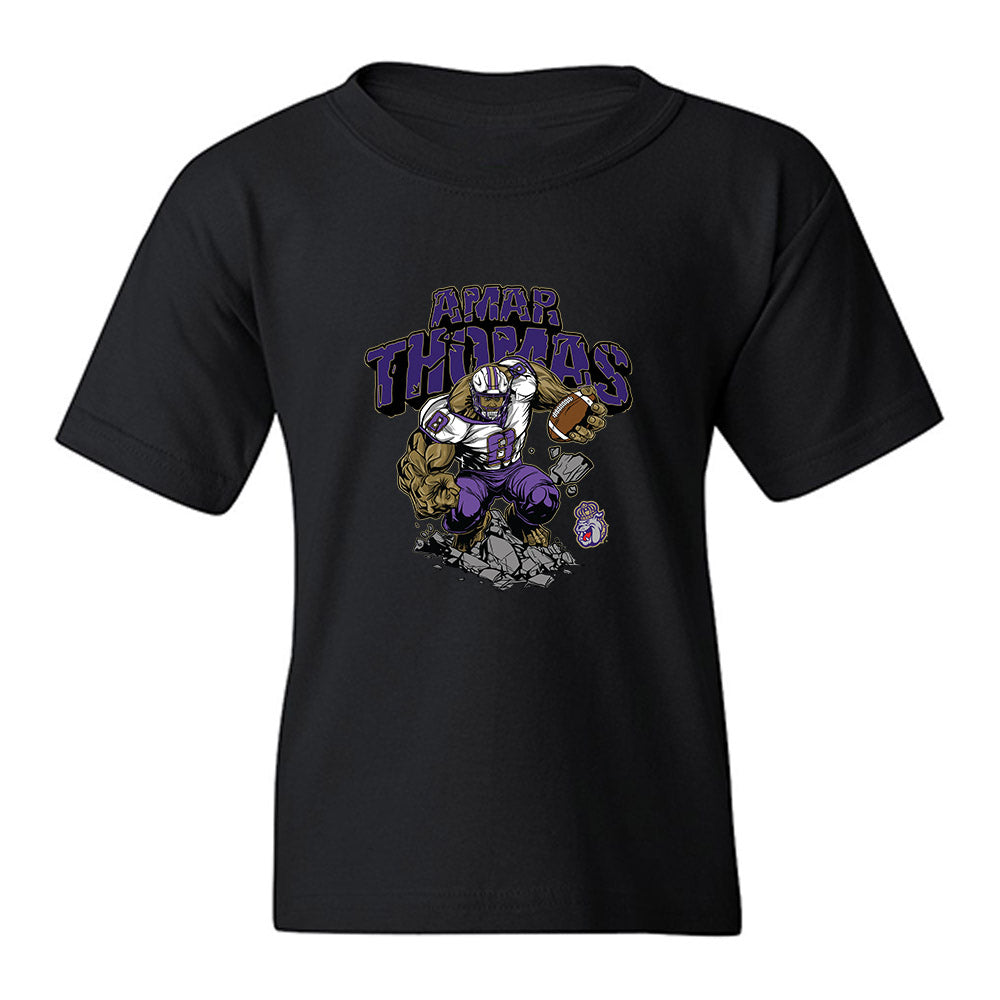 JMU - NCAA Football : Amar Thomas - Incredible Amar Youth T-Shirt-0