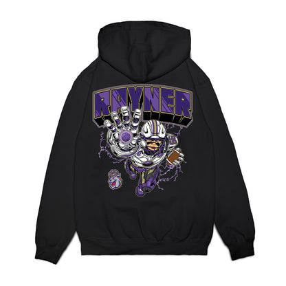 JMU - NCAA Football : JD Rayner - Iron Rayner Premium Hooded Sweatshirt-1