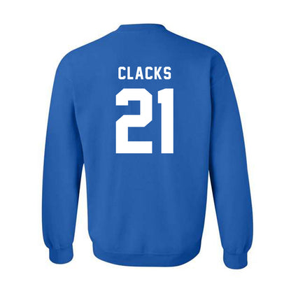 Buffalo - NCAA Football : Pat Clacks - Buffalo vs Everybody Crewneck Sweatshirt-1