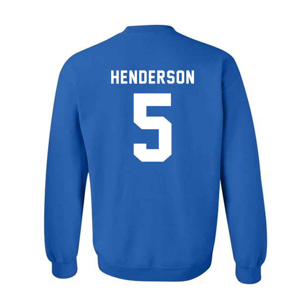 Buffalo - NCAA Football : aljay henderson - Buffalo vs Everybody Crewneck Sweatshirt-1