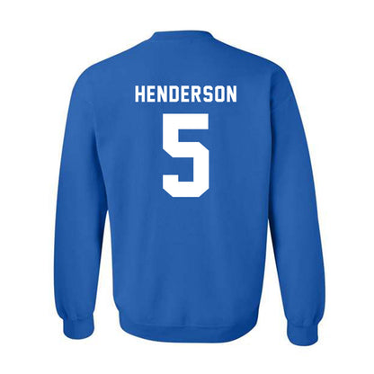 Buffalo - NCAA Football : aljay henderson - Buffalo vs Everybody Crewneck Sweatshirt-1