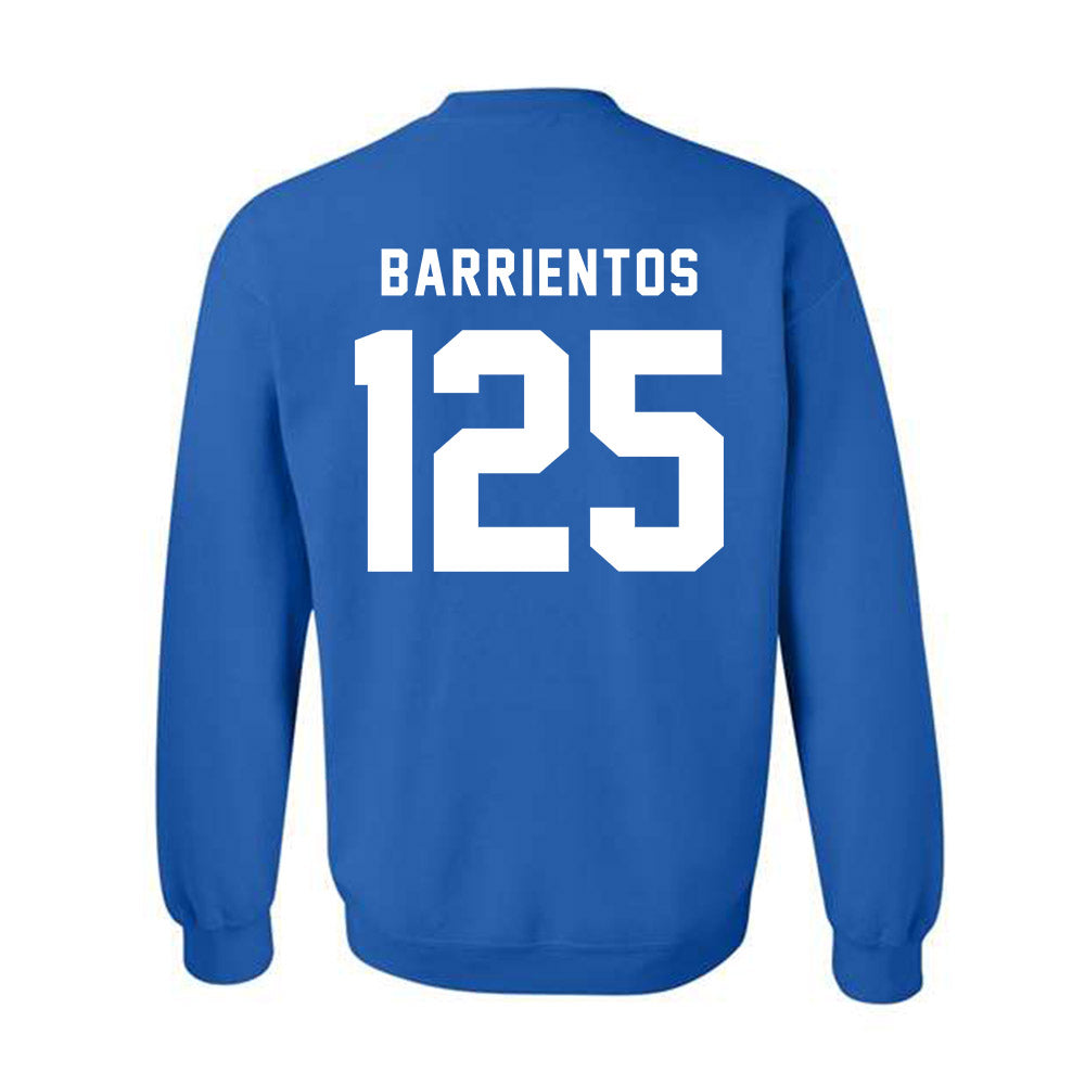 Buffalo - NCAA Wrestling : Caden Barrientos - Buffalo vs Everybody Crewneck Sweatshirt-1
