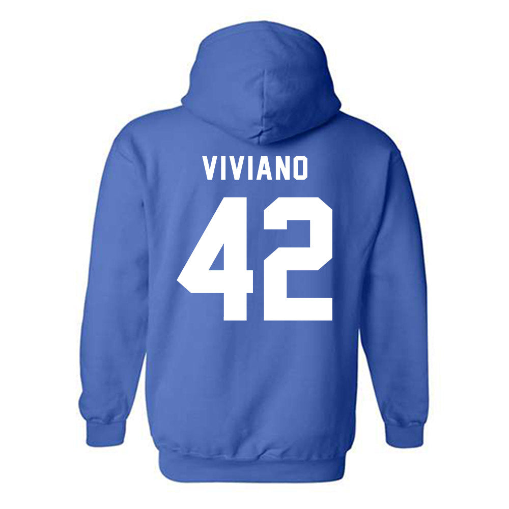 Buffalo - NCAA Football : mitchell viviano - Buffalo vs Everybody Hooded Sweatshirt-1